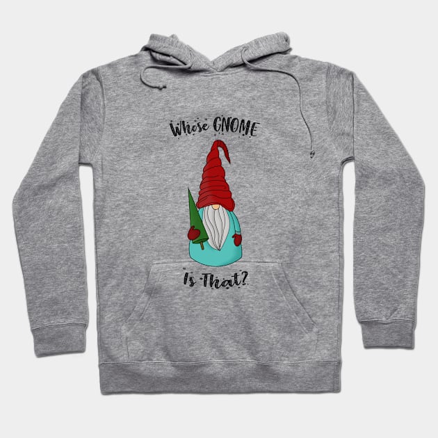 Christmas funny gnome Hoodie by Make It Simple